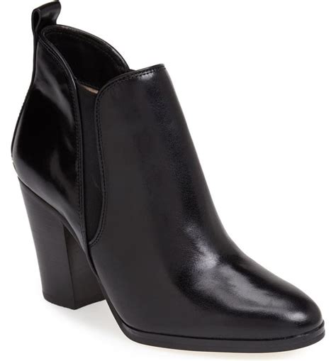 michael kors brandy leather bootie|Michael Kors booties on sale.